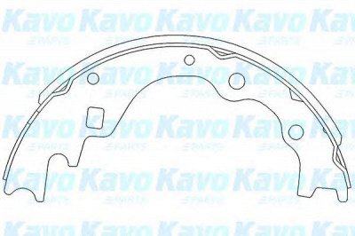KAVO PARTS kbs5401 -  Комплект тормозных колодок